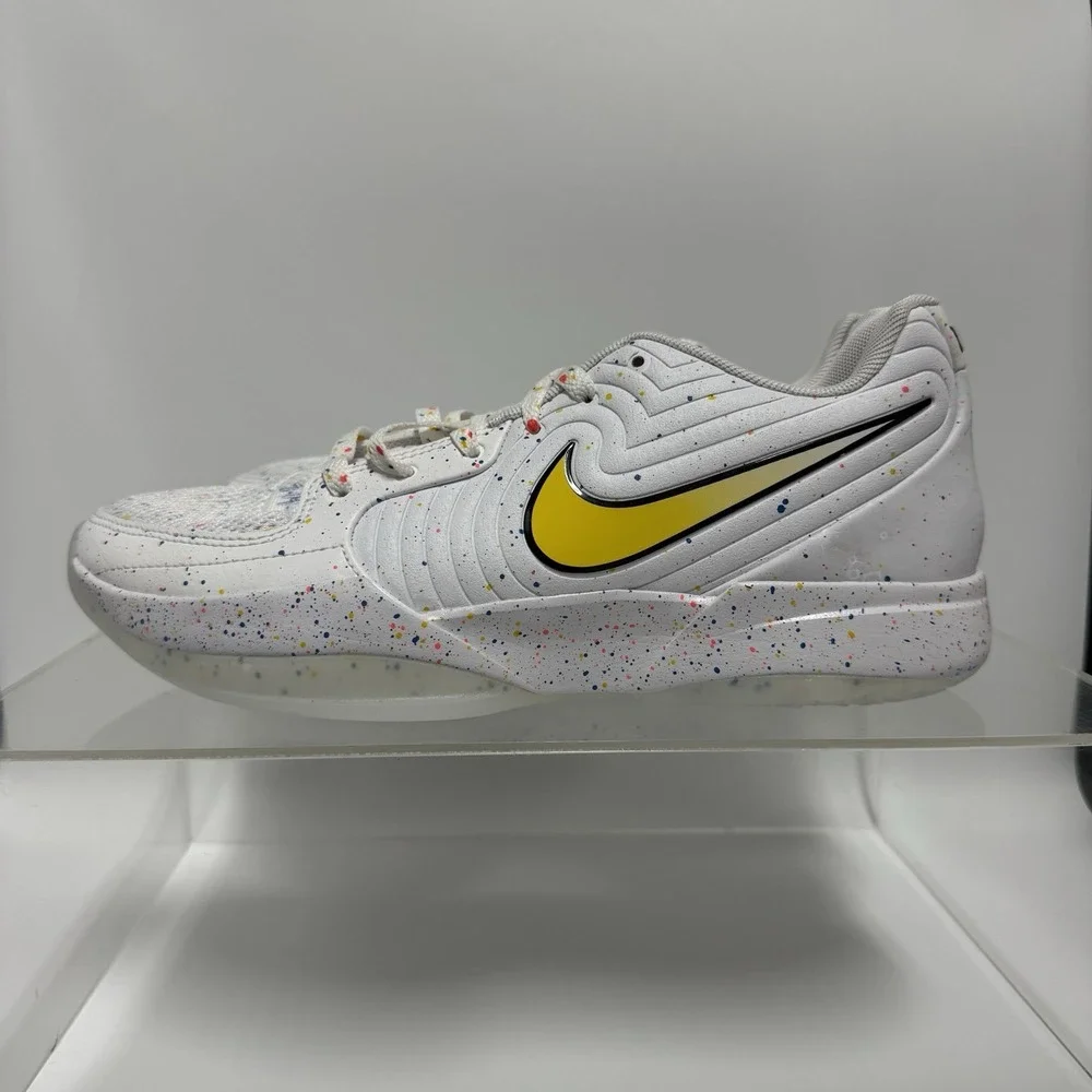 Brand New Nike Ja 2 White Yellow Ja-Breaker Morant Shoe IF1606-100 Men Size 9
